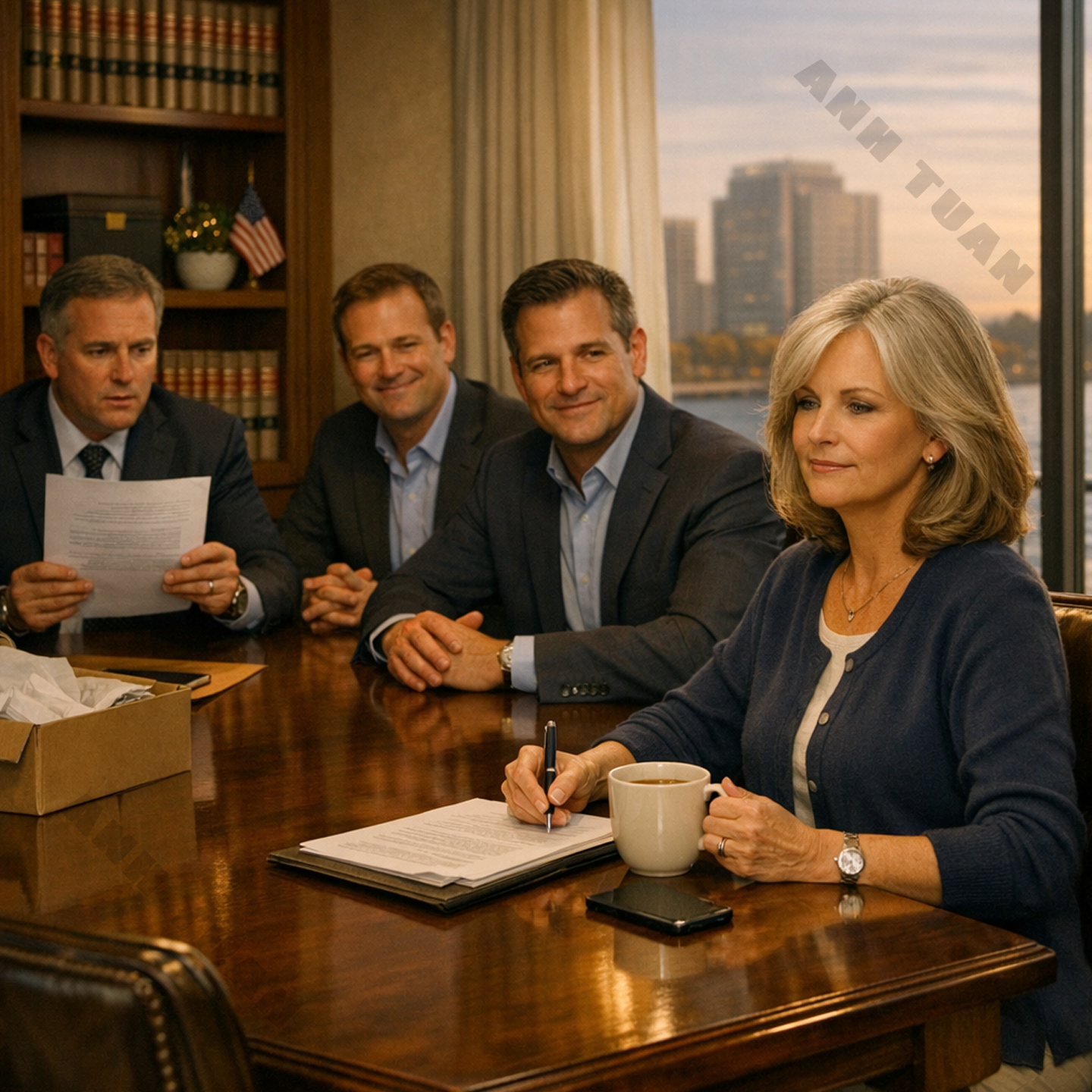 After my husband passed away, his children demanded the estate, the company, and everything else that was left, while my lawyer pleaded with me not to give in. But I signed anyway, gave them exactly what they wanted, and quietly waited for the moment their lawyer reached the final line.