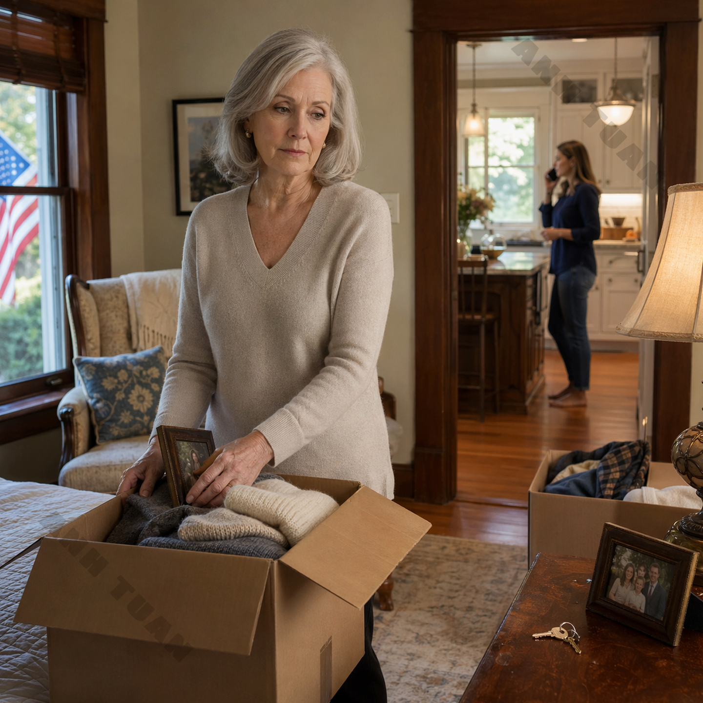 My daughter-in-law said behind my back that I didn’t belong in that house. I didn’t step out to confront her. I didn’t cry, and I didn’t beg. I simply packed up every one of my belongings in silence and signed a lease for my own apartment. By the time they came home, her phone call was already too late to change anything.