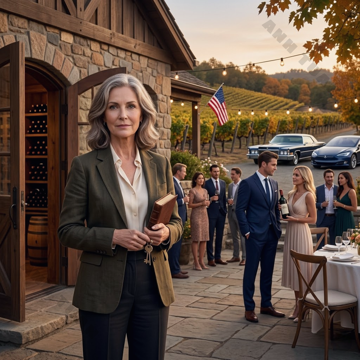 My son held an $80,000 proposal on my own vineyard, opened my locked wine cellar, and introduced me to the entire room as if I were nothing more than “the gardener.” I said nothing. I simply stood there and watched his fiancée finish off a $10,000 bottle, because some truths should only be spoken after people have already celebrated with something that was never theirs to begin with.