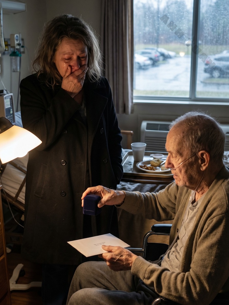 I found my ex-husband’s father abandoned in a nursing home, softly calling my name as if I were the last person he could still trust. I cared for the man his own family had forgotten, until one quiet night, he placed a small object in my hand and revealed the truth about Daniel, changing everything.