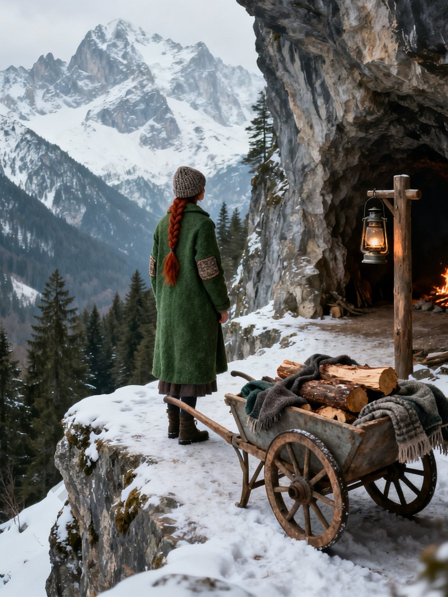 She was not left behind because people forgot her; she was left behind because they believed winter would erase her from the mountain. No one knew that before the first snow fell, she had quietly hidden all the winter food supplies inside a secret cave that could one day decide who survived.