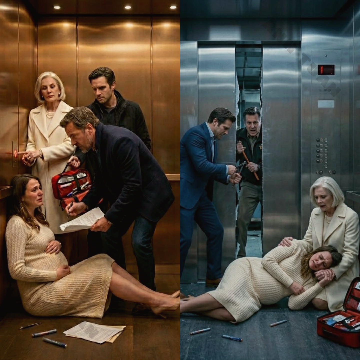 I was eight months pregnant when my in-laws chose a stuck elevator at a Colorado resort to force me to sign a prenup amendment. They thought no one could hear them, thought all I could do was tremble and endure it. But when I tapped my wedding ring against the control panel, the emergency microphone had quietly recorded everything.