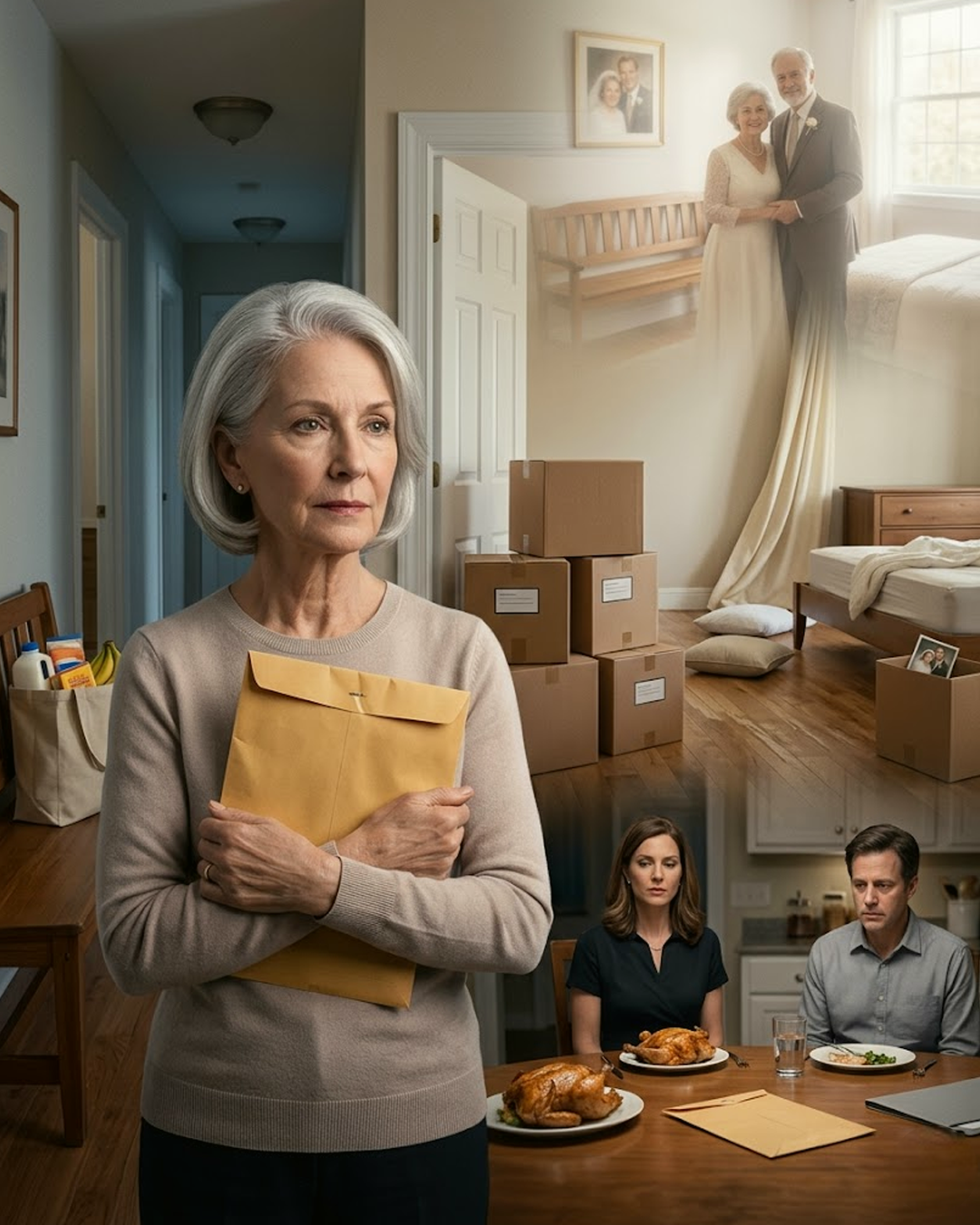 My Daughter-in-Law Thought All It Took Was One Shopping Trip for Her to Move Me Out of the Master Bedroom. When I Came Home, My Clothes and Wedding Photo Had Been Moved Into the Small Room. She Said I Didn’t Need That Room Anymore, but She Had No Idea I Had Already Prepared a 30-Day Notice for the Person Who Really Had to Leave.