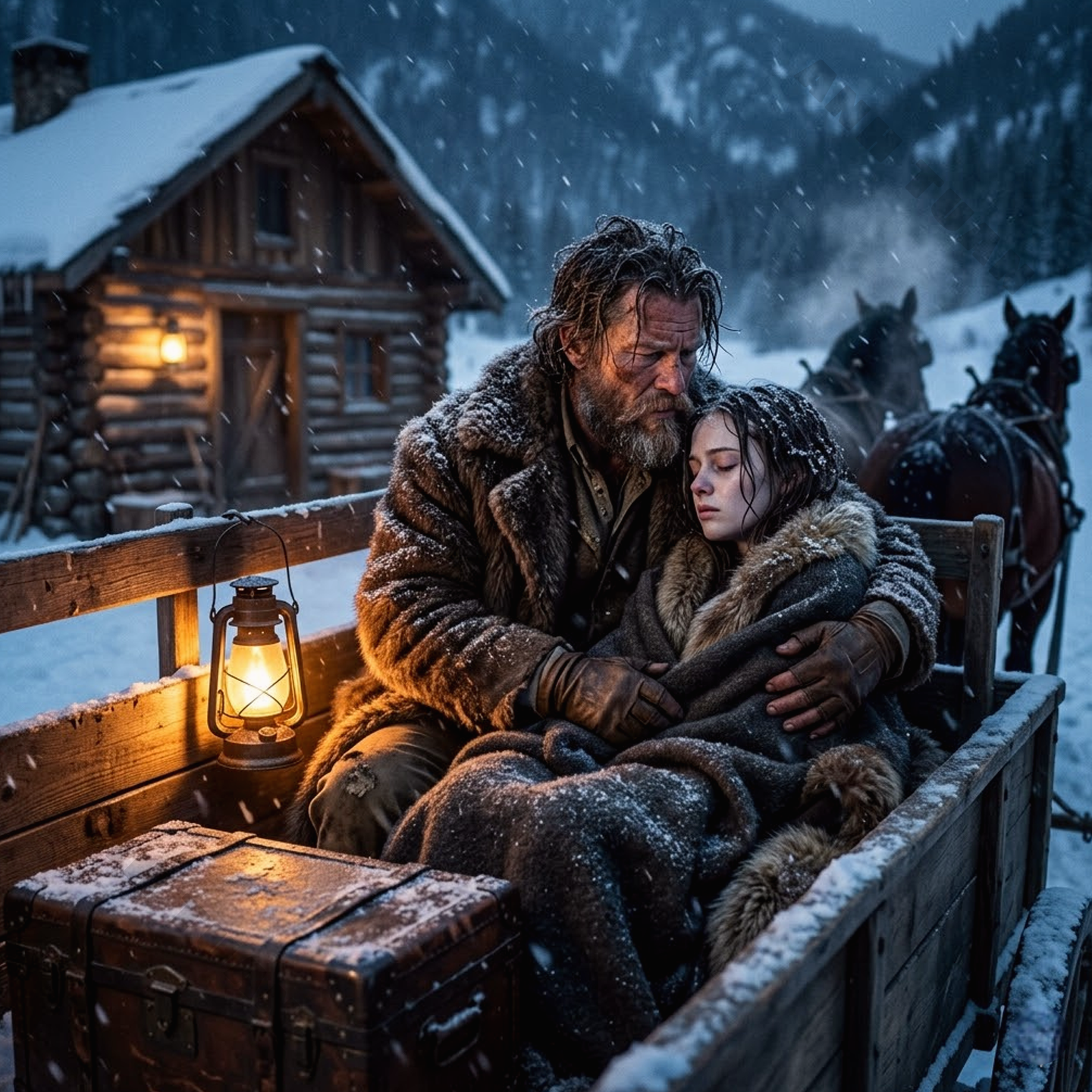 “She can wait with her trunk,” the station man sneered. But the mountain man lifted the frozen bride into his wagon, then discovered her fortune was a trap that had been set from the beginning.
