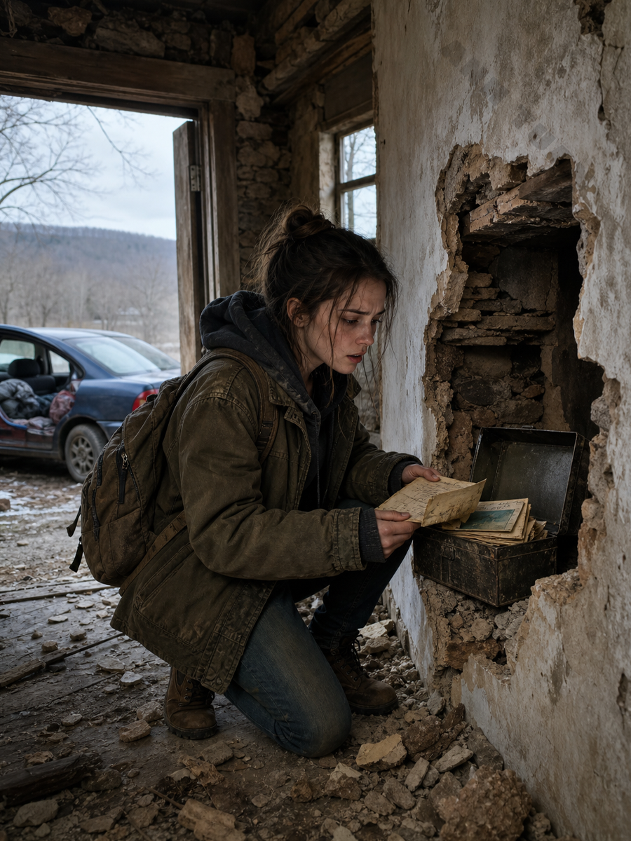 At 21, she was kicked out of her home and bought an old toll booth for one dollar, a place the whole town considered worthless. No one thought that forgotten place was still holding anything, until the crumbling wall revealed the final secret her father had once hidden.