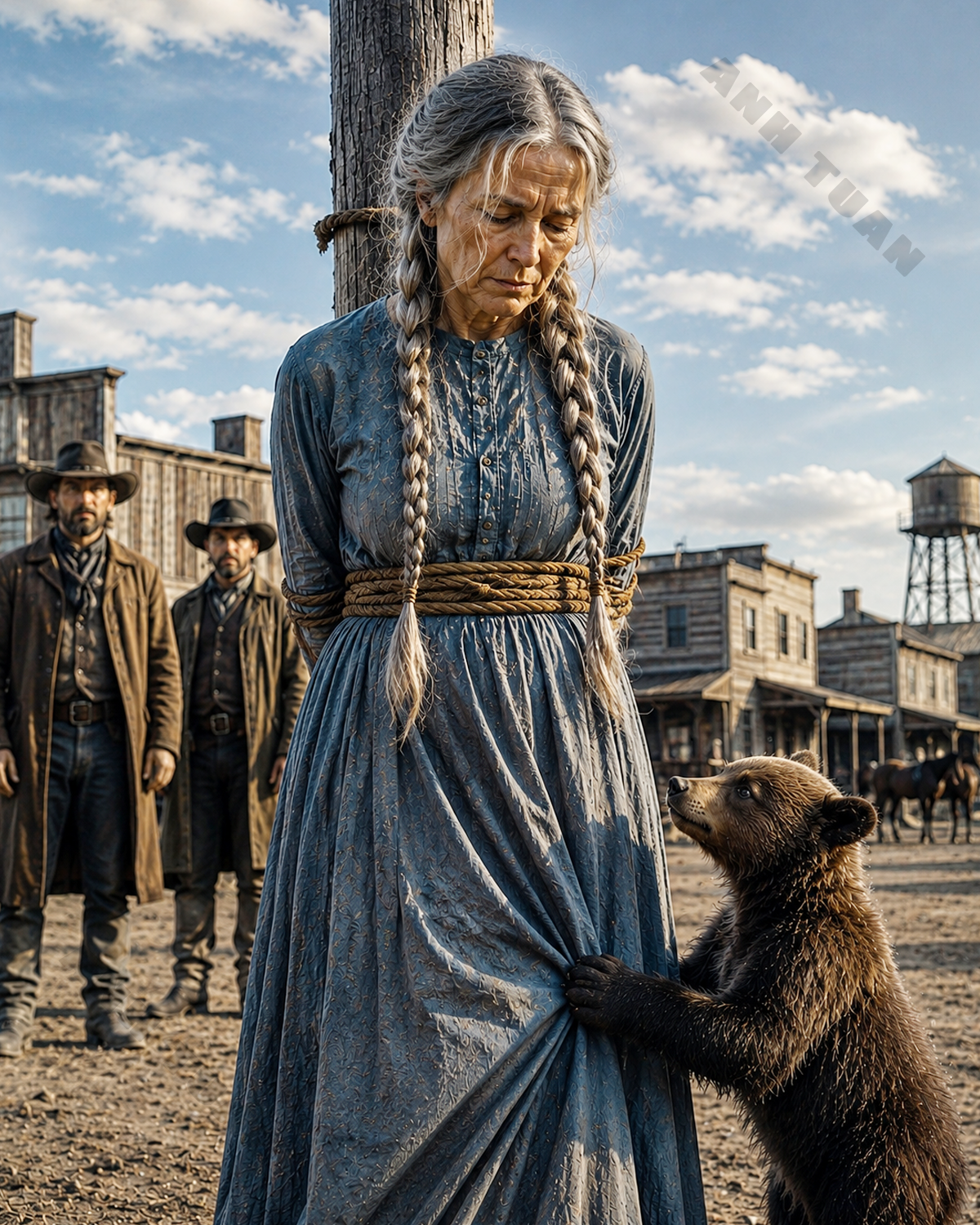 When they left her in the snowy woods with a sign that said “Indian Lover,” the whole town thought she would never get the chance to tell the truth. But the bear cub she had once saved and raised followed her trail before the freezing cold could swallow everything.