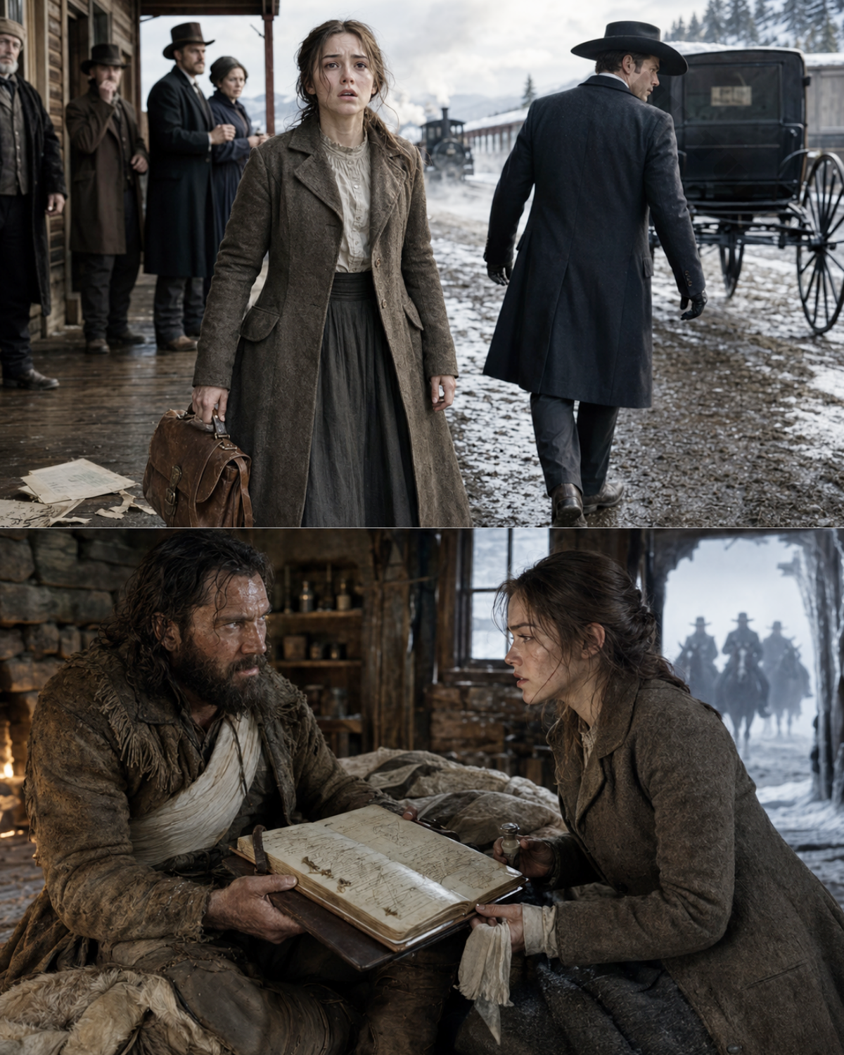 The man she had crossed a continent to marry rejected her right there on the platform, leaving her with only her last $2. But instead of breaking down, she used that money to save a stranger, not knowing that he was holding the secret the man feared most.